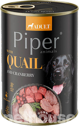 Dolina Noteci Piper Cans Adult with Quail and Cranberries