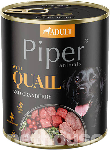 Dolina Noteci Piper Cans Adult with Quail and Cranberries