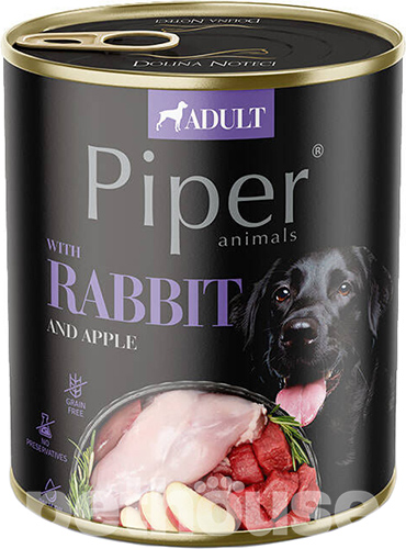 Dolina Noteci Piper Cans Adult with Rabbit and Apple