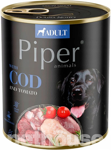 Dolina Noteci Piper Cans Adult with Cod and Tomato