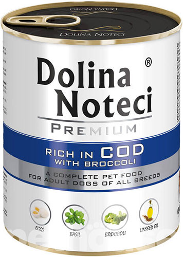 Dolina Noteci Premium Cans Adult rich in Cod and Broccoli