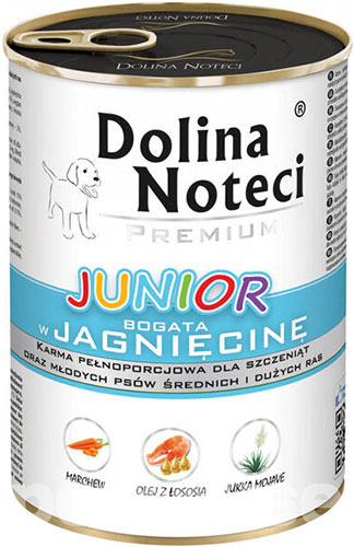Dolina Noteci Premium Cans Junior rich in Lamb