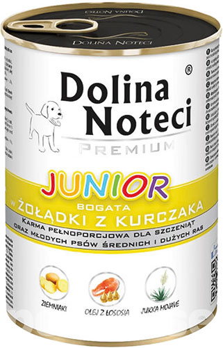 Dolina Noteci Premium Cans Junior rich in Chicken gizzards