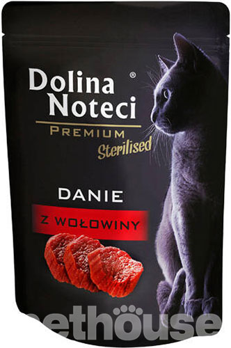 Dolina Noteci Premium Cat Pouch Sterilized Beef Dish