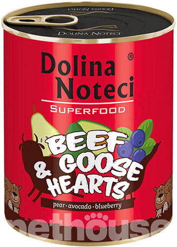 Dolina Noteci Superfood Cans Adult Beef & Goose hearts
