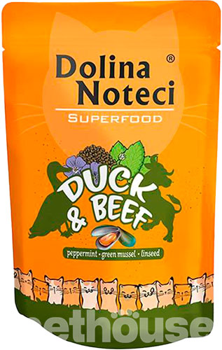 Dolina Noteci Superfood Cat Pouch Adult Duck & Beef