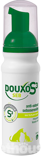 Douxo S3 Seb Себорегулювальний мус для жирної шкіри у собак і котів