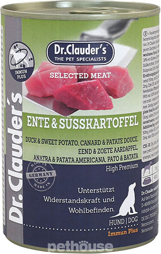 Dr. Clauder's Selected Meat Утка и сладкий картофель для собак