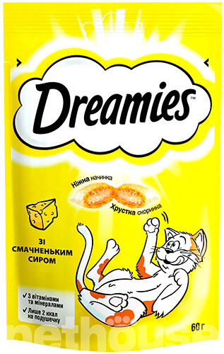 Dreamies Cheese Подушечки с сыром для кошек