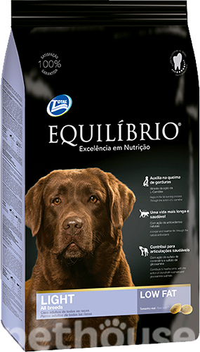 Equilibrio Dog Adult Light All Breeds Low Fat