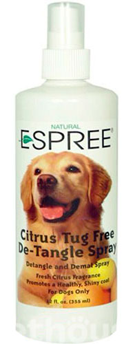Espree Citrus Tug Free De-Tangle Spray - цитрусовий спрей для видалення ковтунів у собак
