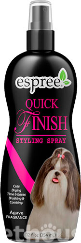 Espree Quick Finish Styling Spray Спрей для облегчения расчесывания шерсти собак