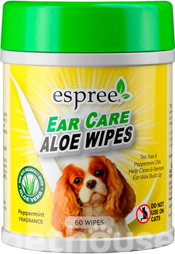 Espree Aloe Ear Care Pet Wipes Серветки для чищення вух собак