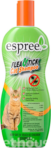 Espree Flea & Tick Cat Shampoo Шампунь от блох и клещей для кошек