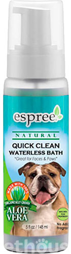 Espree Quick Clean Waterless Bath Пена для очистки лицевой области и лап собак и кошек