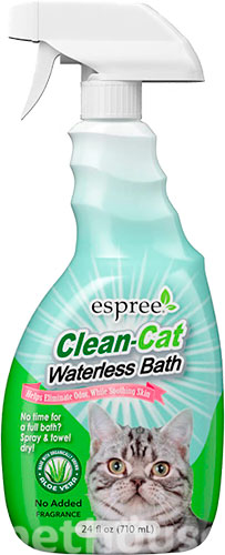 Espree Clean Cat Waterless Bath Очищающий спрей для кошек
