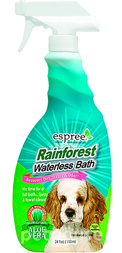 Espree Rainforest Waterless Bath Очищуючий спрей з алое вера для собак