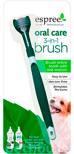 Espree Oral Care 3 in 1 Brush Зубная щетка для собак