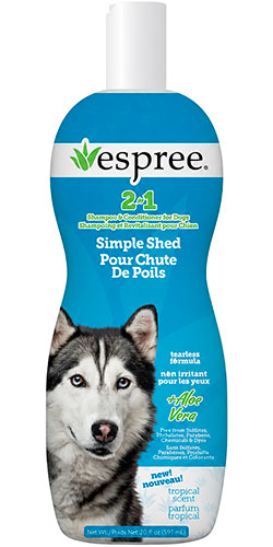 Espree Simple Shed Dog Shampoo & Conditioner Шампунь-кондиціонер для прискорення линяння у собак