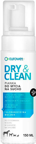 Eurowet Dry & Clean Пена для очистки шерсти собак и кошек