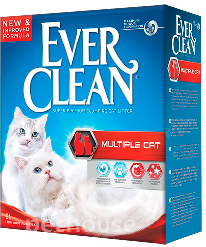 Ever Clean Multiple Cat Грудкувальний наповнювач, з гранулами силікагелю