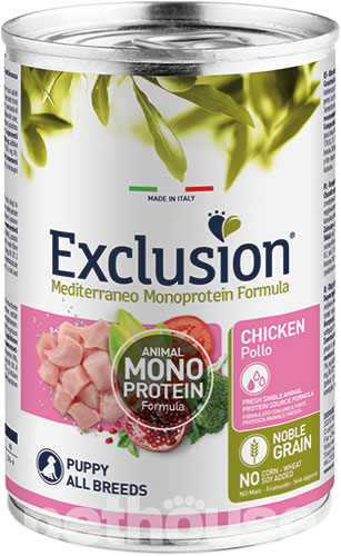 Exclusion Noble Grain Puppy Chicken Cans
