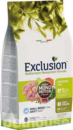 Exclusion Noble Grain Dog Adult Chicken Small Breed
