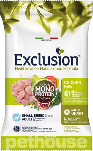Exclusion Noble Grain Dog Adult Chicken Small Breed