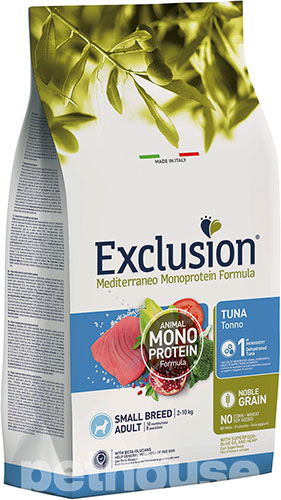 Exclusion Noble Grain Dog Adult Tuna Small Breed
