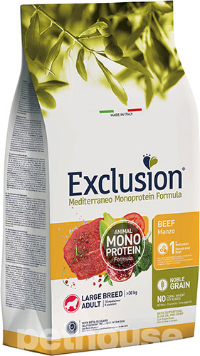 Exclusion Noble Grain Dog Adult Beef Large Breed