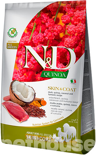 Farmina N&D Quinoa Dog Adult All Breeds Skin & Coat Duck & Coconut