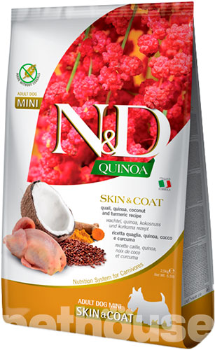 Farmina N&D Quinoa Dog Adult Mini Skin & Coat Quail & Coconut