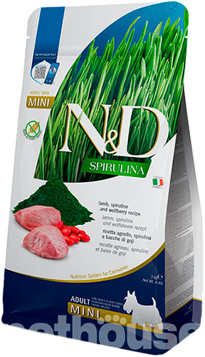 Farmina N&D Spirulina Dog Adult Mini Lamb & Wolfberry