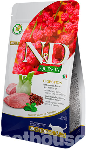 Farmina N&D Quinoa Cat Adult Digestion Lamb & Fennel