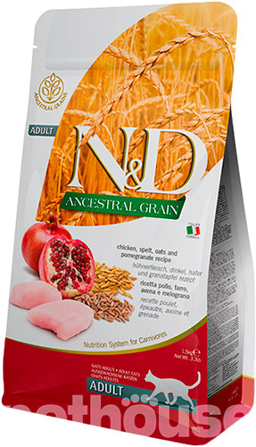 Farmina N&D Ancestral Grain Cat Adult Chicken & Pomegranate
