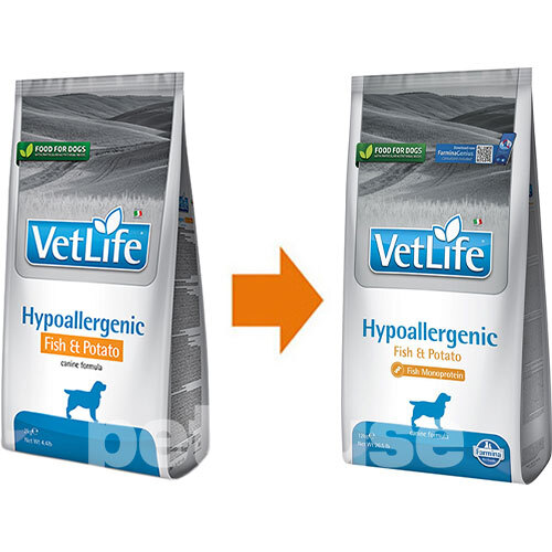 Farmina Vet Life Natural Diet Dog Hypoallergenic Fish&Potato