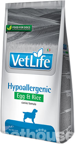 Farmina Vet Life Natural Diet Dog Hypoallergenic Egg&Rice