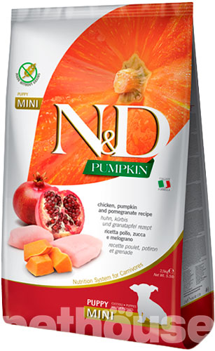 Farmina N&D Pumpkin Grain Free Puppy Mini Chicken & Pomegranate