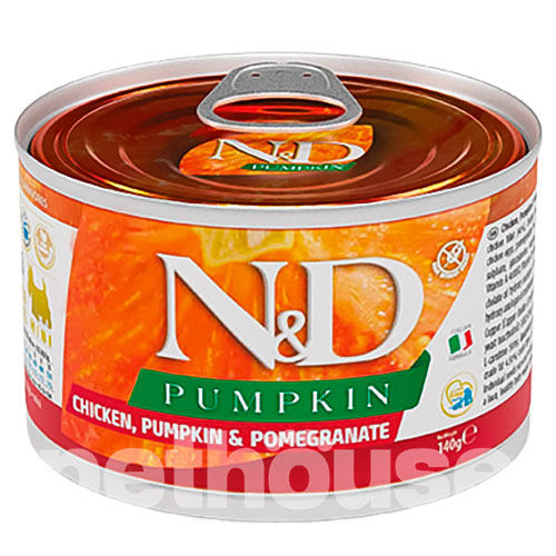 Farmina N&D Pumpkin Grain Free Dog Adult Mini Chicken, Pumpkin & Pomegranate Cans