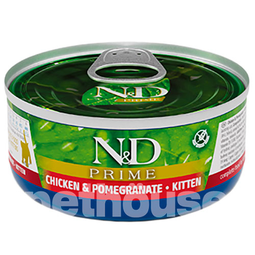 Farmina N&D Prime Grain Free Kitten Chicken & Pomegranate Cans