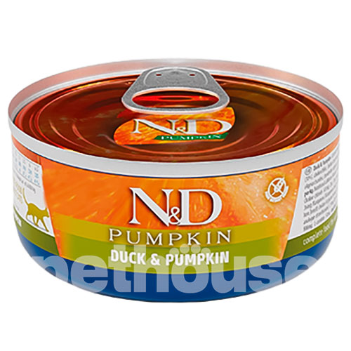 Farmina N&D Pumpkin Grain Free Cat Adult Duck & Pumpkin Cans