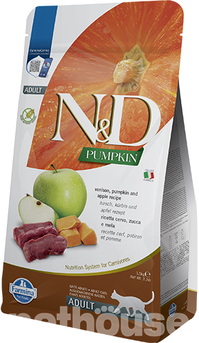 Farmina N&D Pumpkin Cat Adult Venison & Apple Farmina N&D Pumpkin Cat Adult Venison & Apple