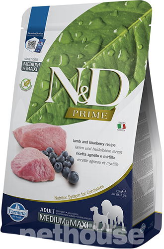 Farmina N&D Prime Dog Lamb & Blueberry Adult Medium & Maxi