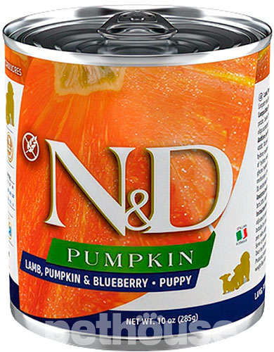 Farmina N&D Pumpkin Grain Free Puppy Lamb & Blueberry Cans Farmina N&D Pumpkin Grain Free Puppy Lamb & Blueberry Cans