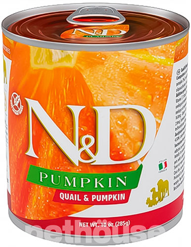 Farmina N&D Pumpkin Grain Free Dog Adult Quail & Pumpkin Cans