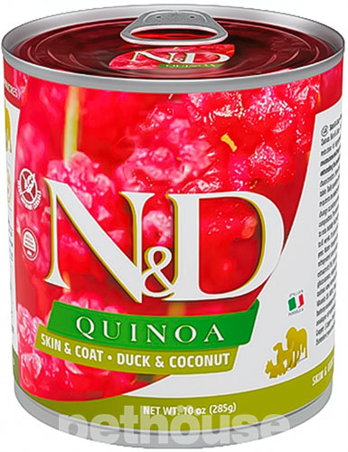 Farmina N&D Quinoa Dog Adult Skin & Coat Duck & Coconut Cans