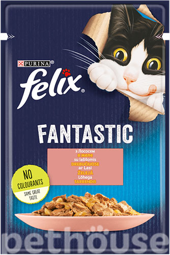 Felix Fantastic с лососем в желе