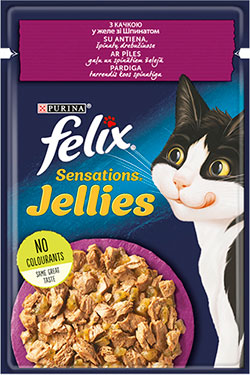 Felix Sensations з качкою та шпинатом в желе