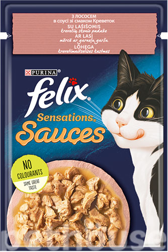 Felix Sensations з лососем і креветками в соусі