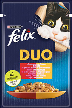 Felix Fantastic Duo з яловичиною та птицею